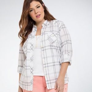 PLAID CAMP SHIRT